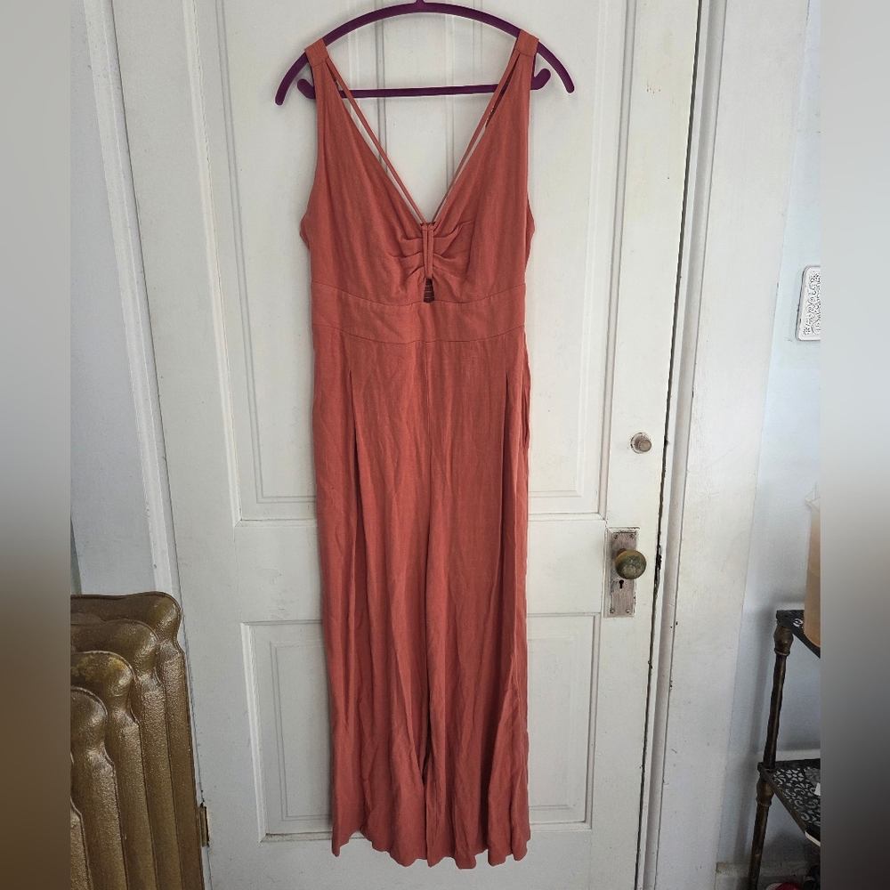 Anrabess Linen Blend Jumpsuit - Picture 8 of 16
